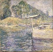 John Henry Twachtman Reflections oil painting artist